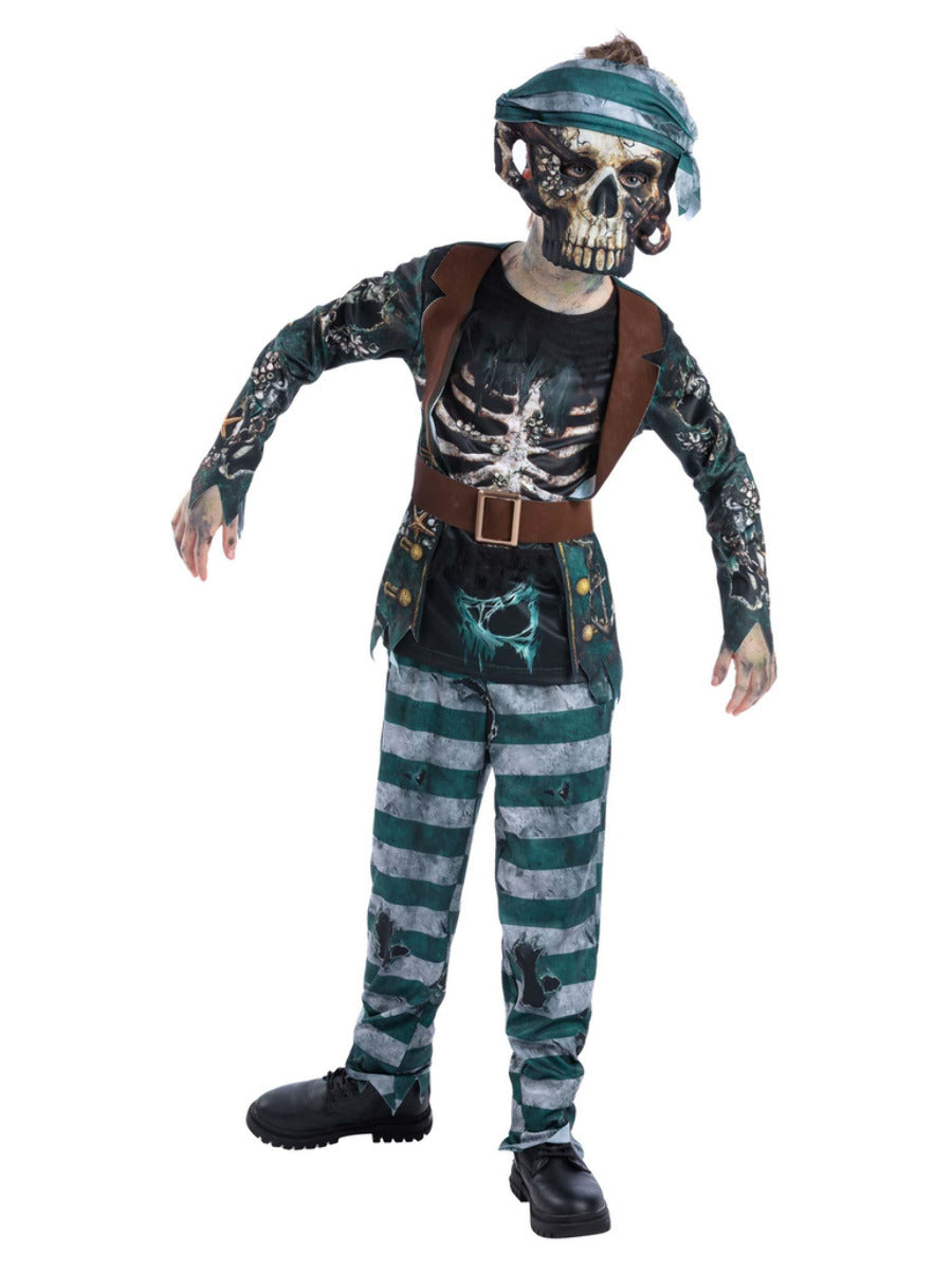 Skeleton Pirate Deck Hand Costume  - 5