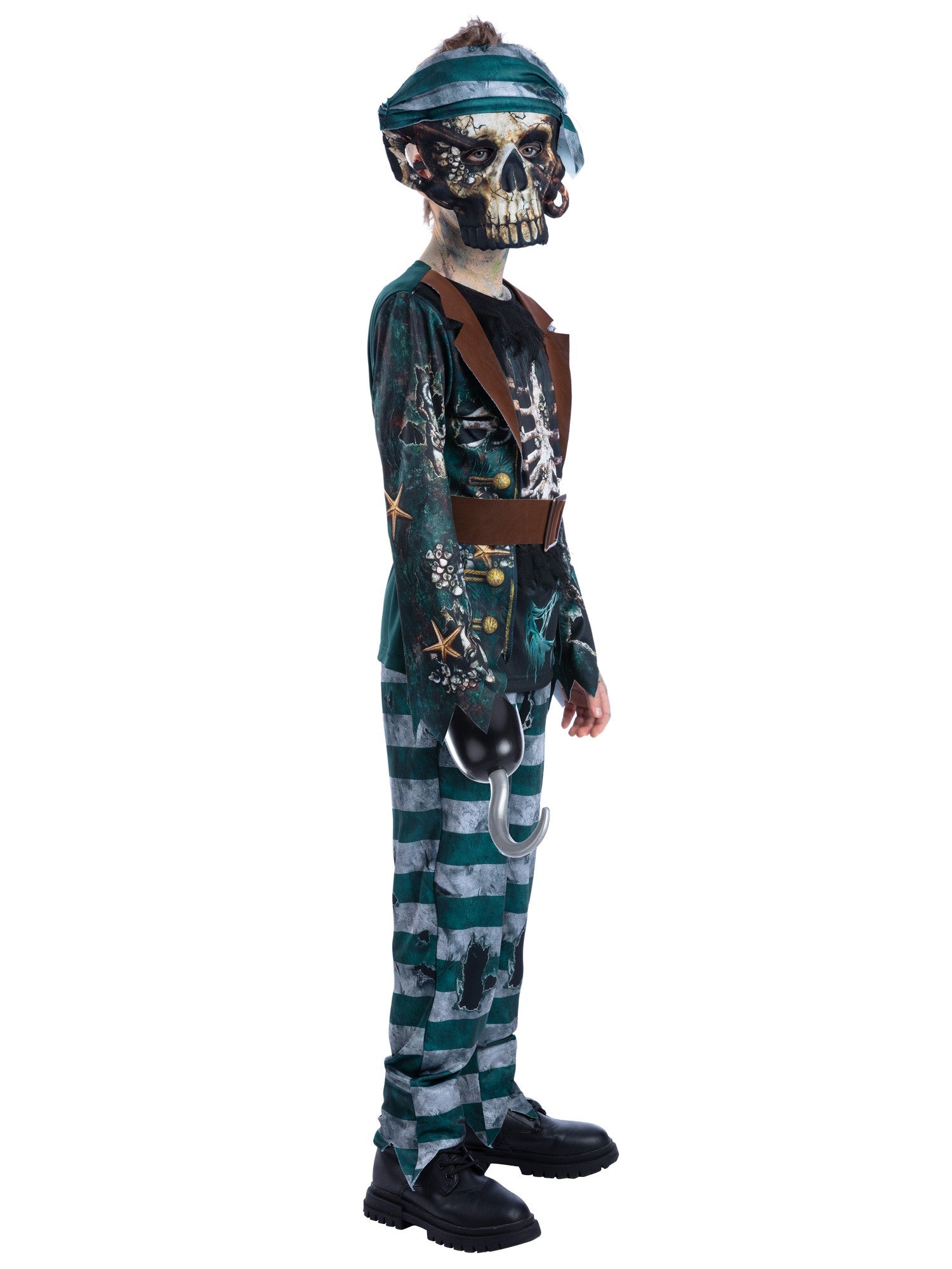 Skeleton Pirate Deck Hand Costume 3