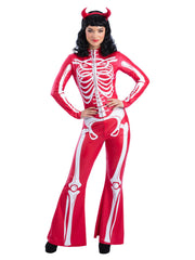 Fever Devil Skeleton Costume - 1