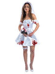 Fever Bloody Bride Costume - 1