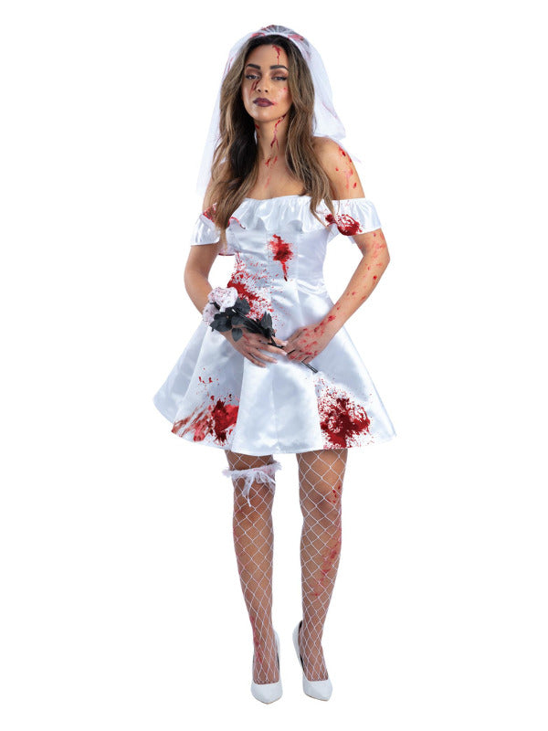 Fever Bloody Bride Costume - 2