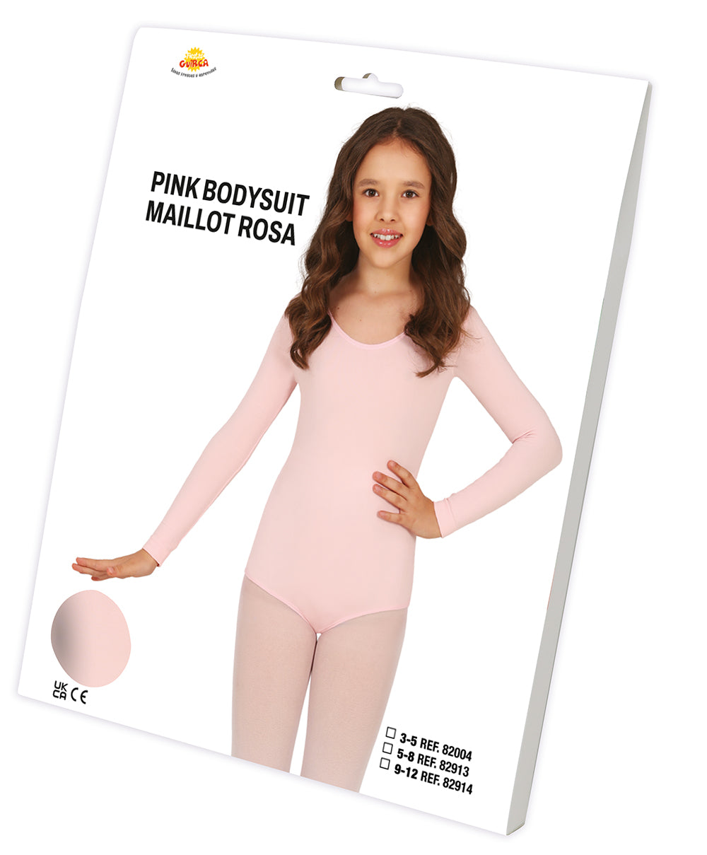 LONG SLEEVE PINK MAILLOT