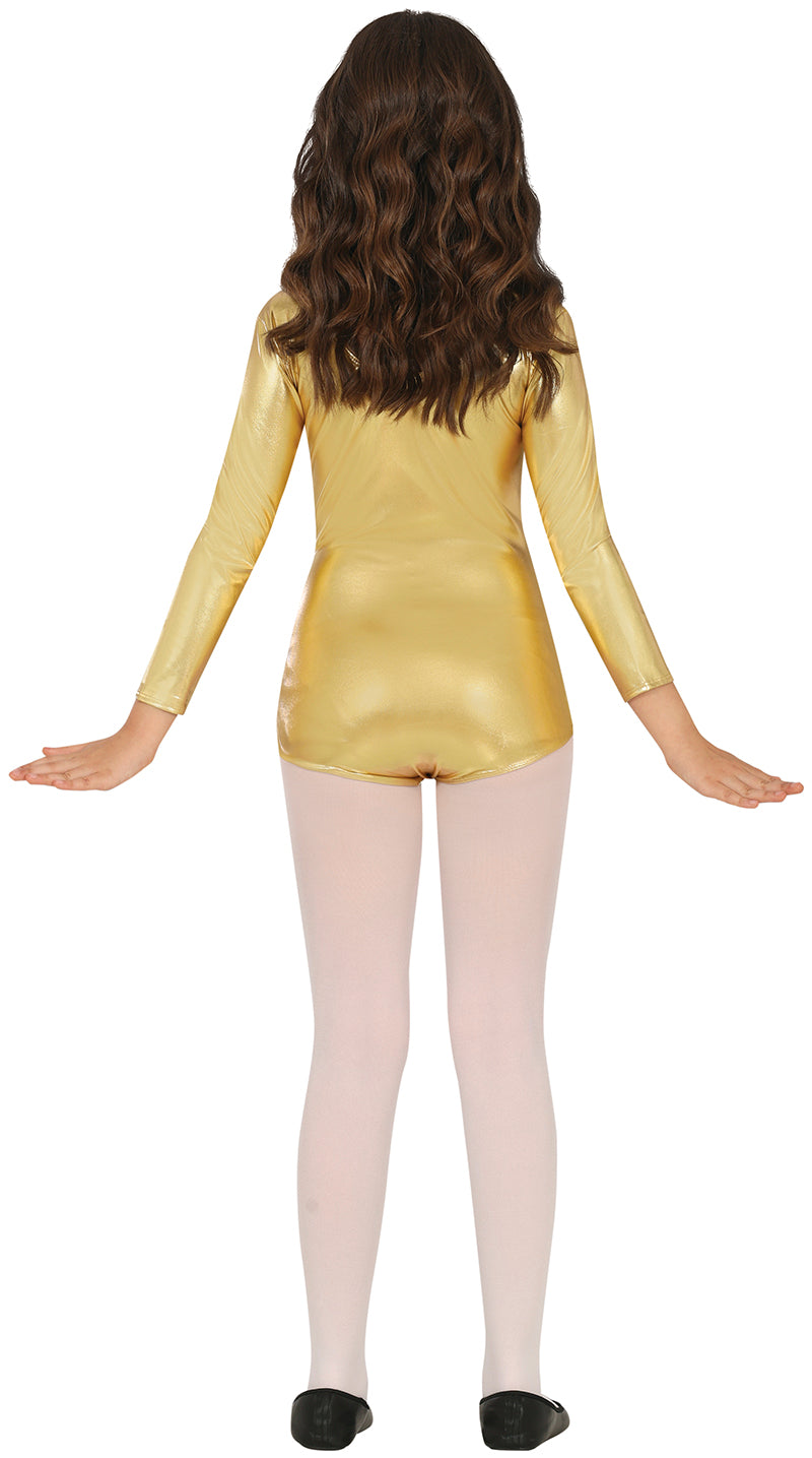 LONG SLEEVE METAL.GOLD MAILLOT