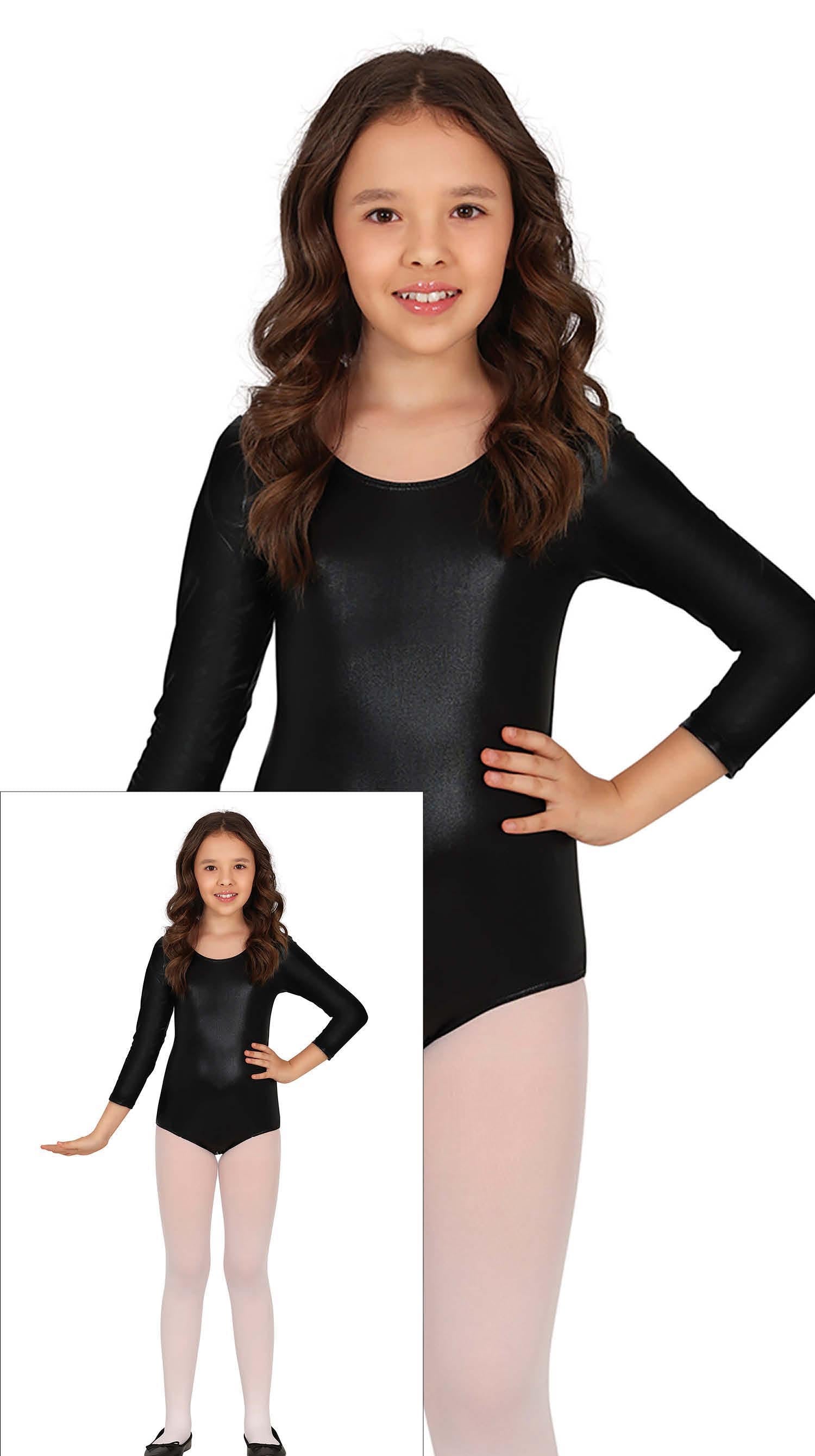 LONG SLEEVE METAL.BLACK MAILLOT