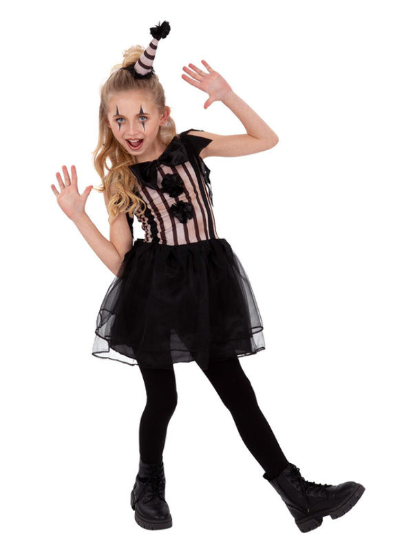 Dark Vintage Clown Costume, Girls - 2