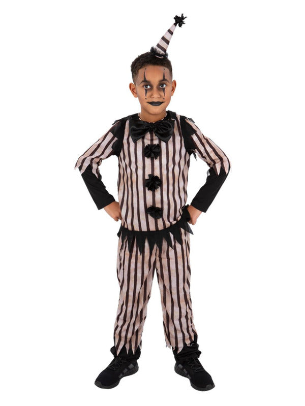 Dark Vintage Clown Costume, Boys - 2