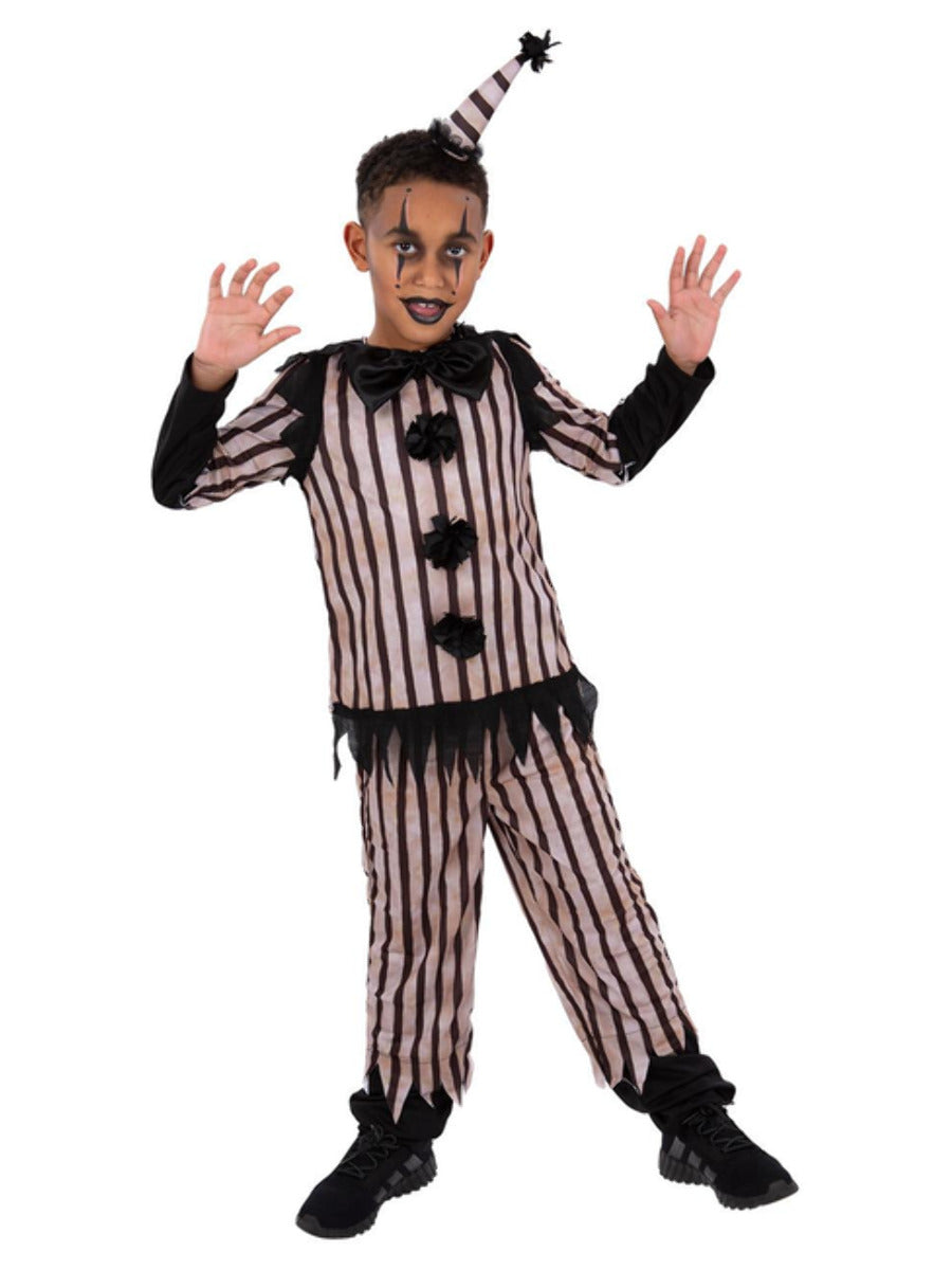 Dark Vintage Clown Costume, Boys - 5