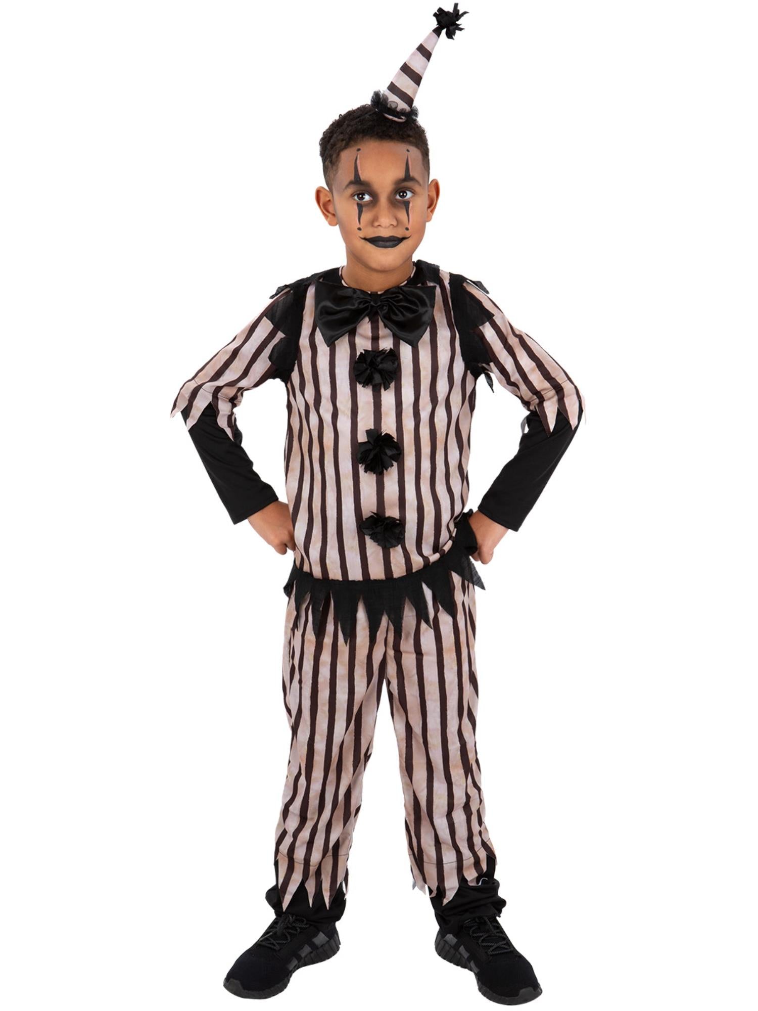 Dark Vintage Clown Costume, Boys 1