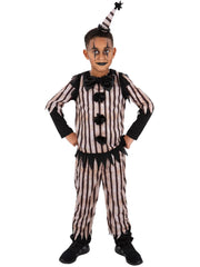 Dark Vintage Clown Costume, Boys 1