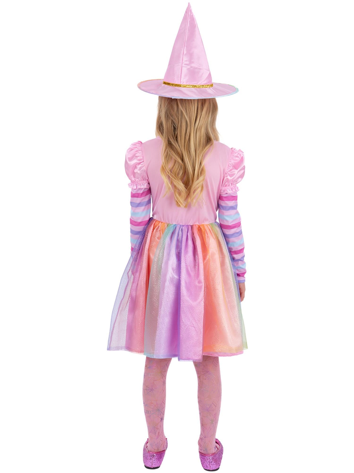 Pastel Rainbow Witch Costume 2