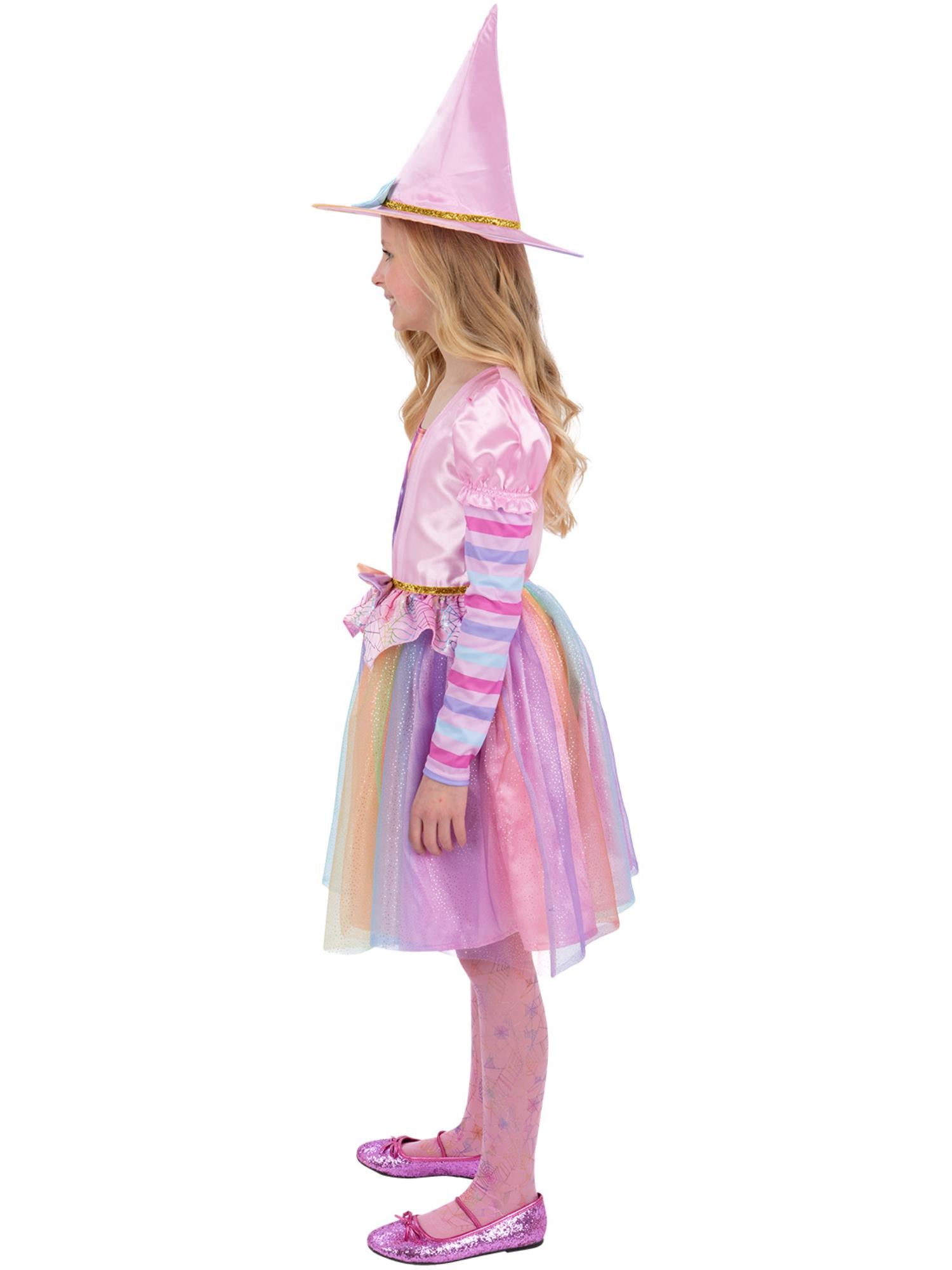 Pastel Rainbow Witch Costume 3