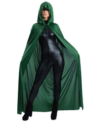 Unisex Green Hooded Cape 1