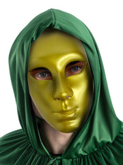 Gold Robot/Mime Masquerade Mask 1