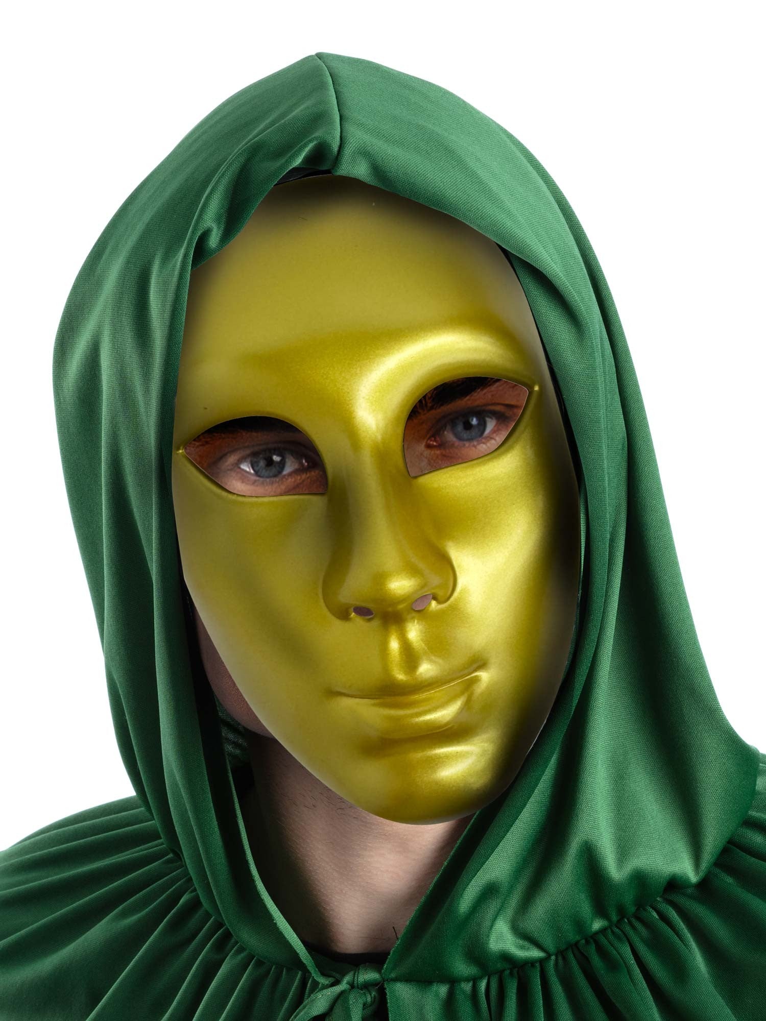 Gold Robot/Mime Masquerade Mask 1