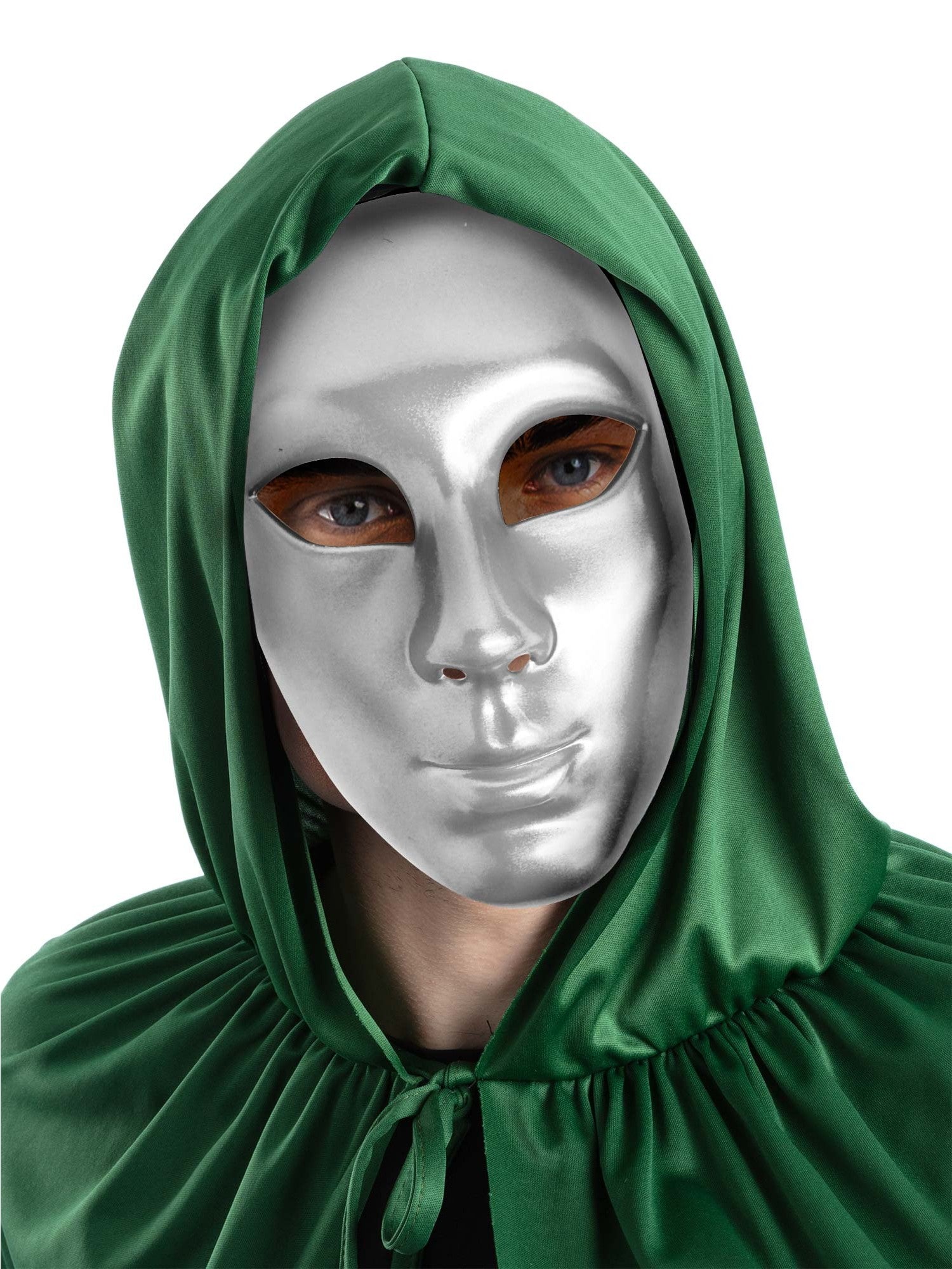 Silver Robot/Mime Masquerade Mask 1