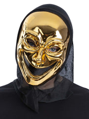 Gold Smiling Killer Hooded Mask 1