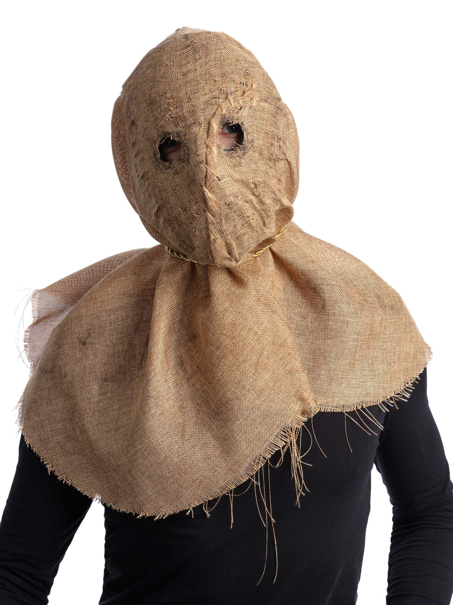 Burlap Hessian Scarecrow Sack Mask 1