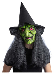 Green Wicked Witch Latex Mask - 1