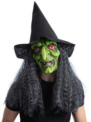 Green Wicked Witch Latex Mask 1