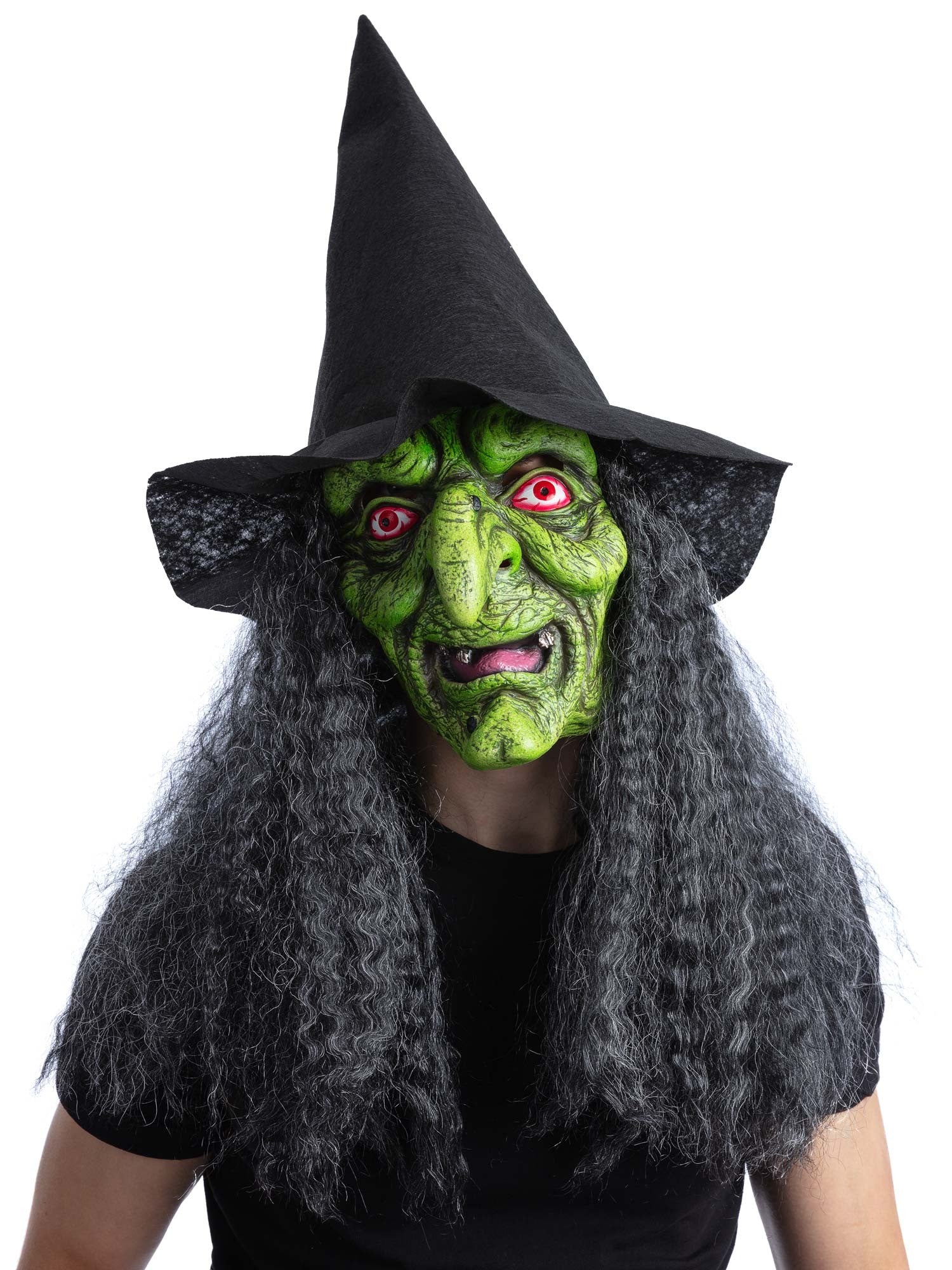 Green Wicked Witch Latex Mask 1
