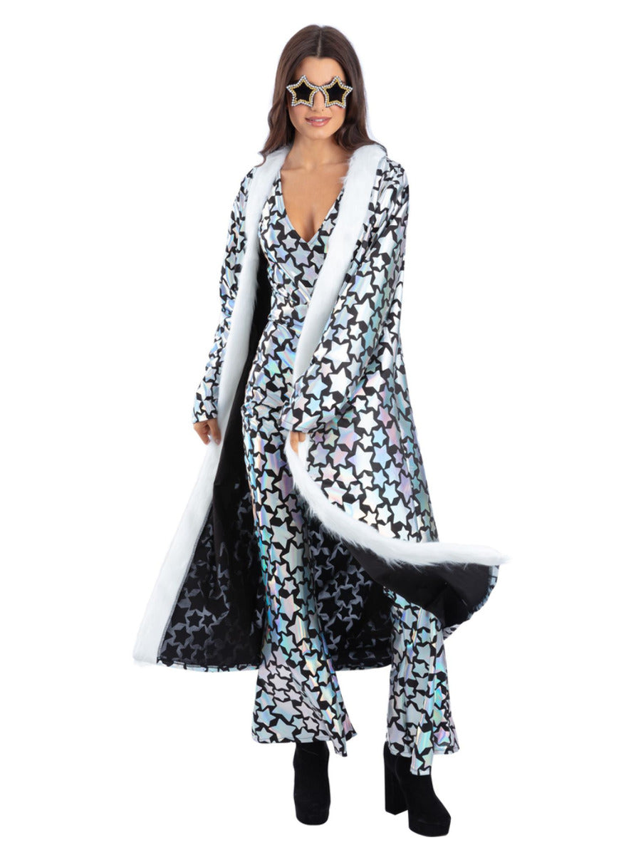 Unisex Star Gazer Coat, Holographic Iridescent - 1