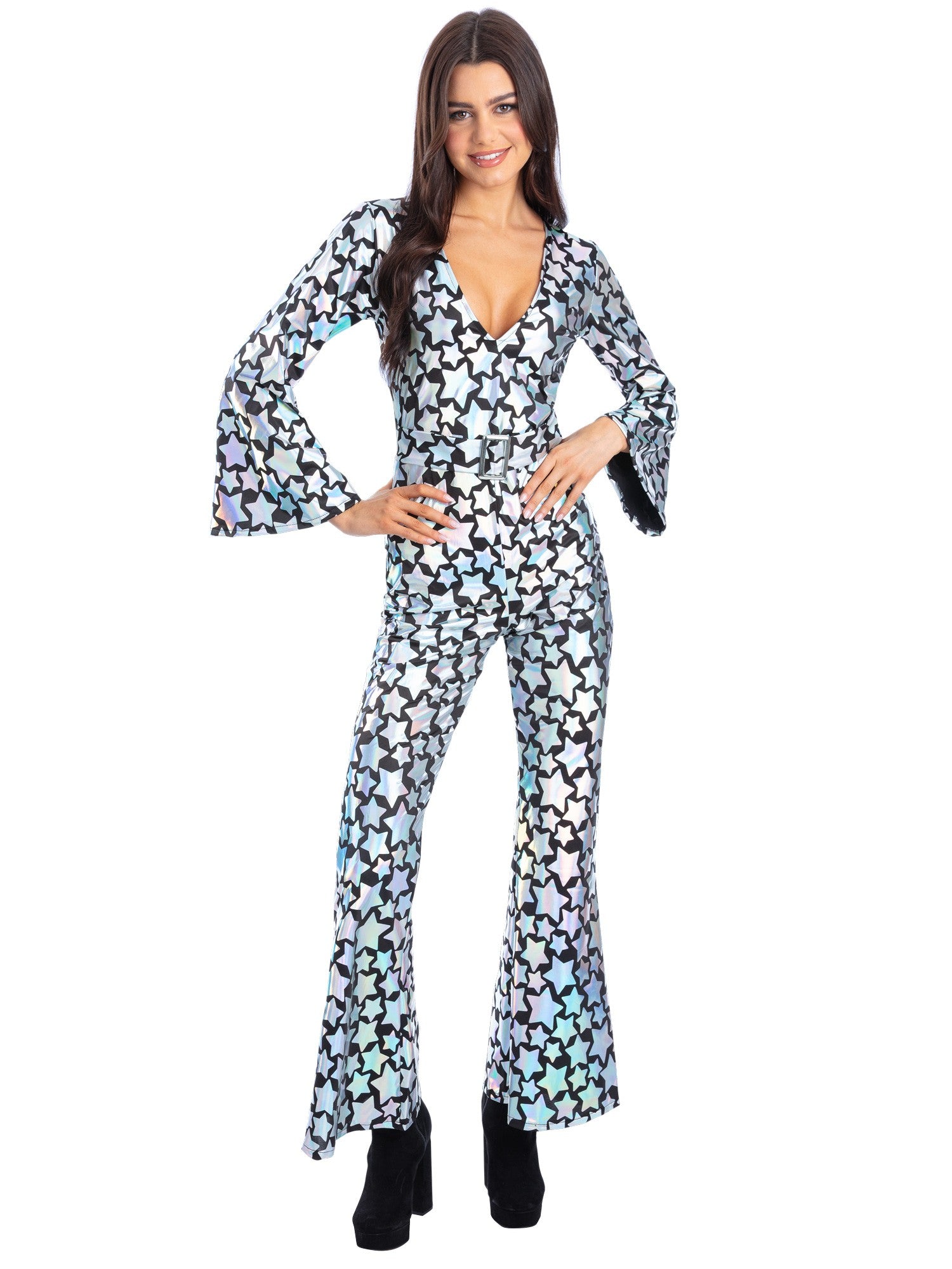 Star Gazer Diva Costume, Holographic Iridescent 1