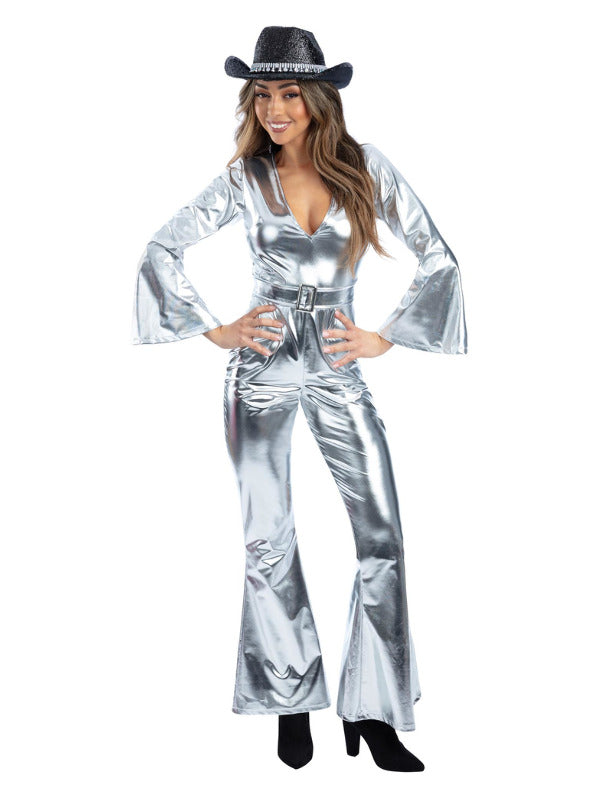 Sterling Silver Diva Costume, Metallic - 2