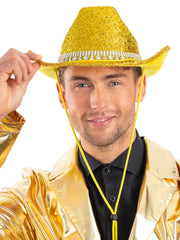 Gold Bling Rhinestone Cowboy Hat 1