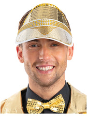 Gold Disco Ball Visor - 1