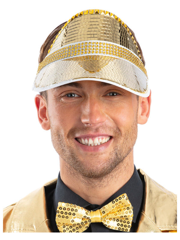 Gold Disco Ball Visor - 2