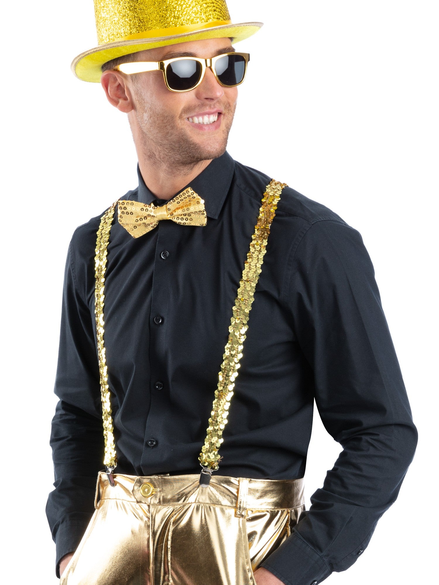 Metallic Gold Sequin Party Set 1