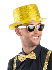 Metallic Gold Lurex Top Hat 1