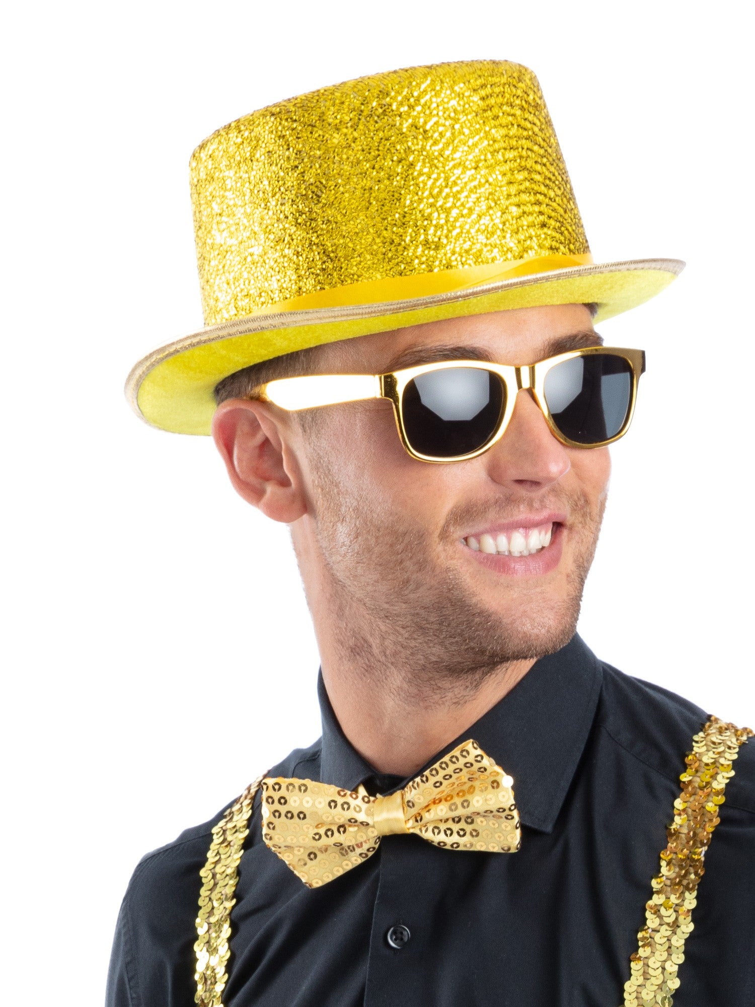 Metallic Gold Lurex Top Hat 1