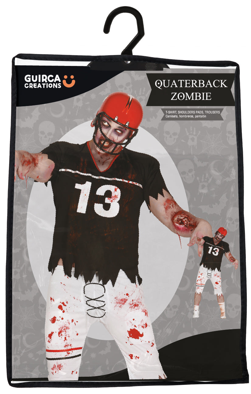 QUARTERBACK ZOMBIE ADULT SIZE XL 54-56