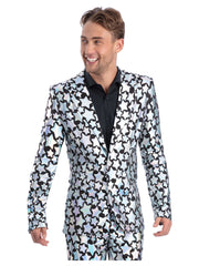 Star Gazer Jacket, Holographic Iridescent  - 1