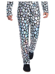 Star Gazer Trousers, Holographic Iridescent  - 1