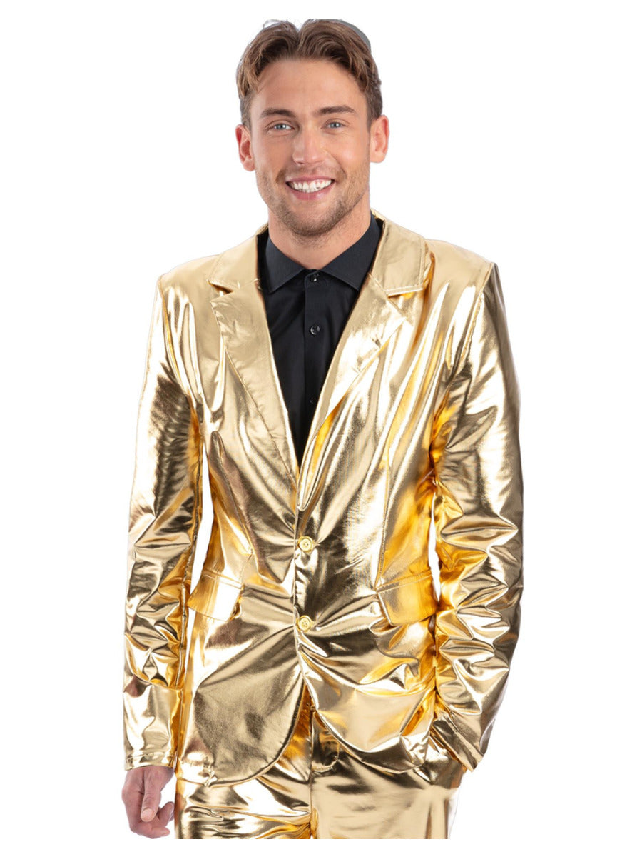 24 Carat Gold Jacket, Metallic Gold - 1