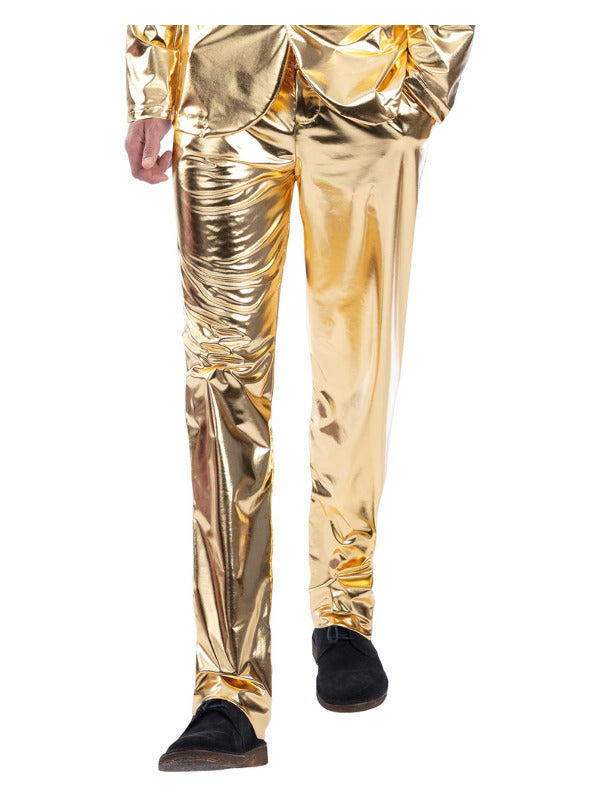 24 Carat Gold Trousers, Metallic Gold - 2