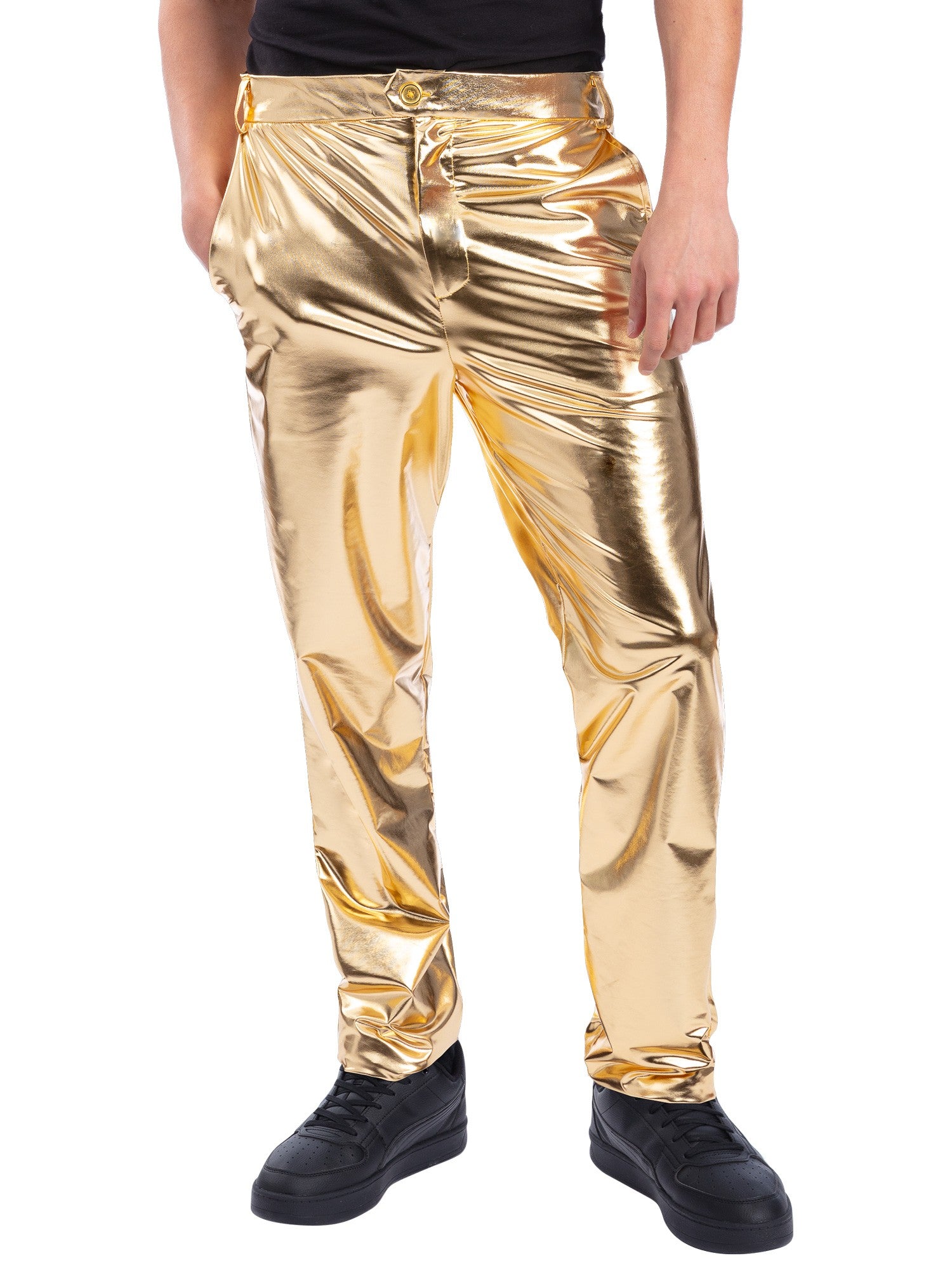 24 Carat Gold Trousers, Metallic Gold 1