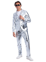 Sterling Silver Jacket, Metallic Silver 1