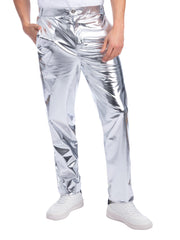 Sterling Silver Trousers, Metallic Silver 1