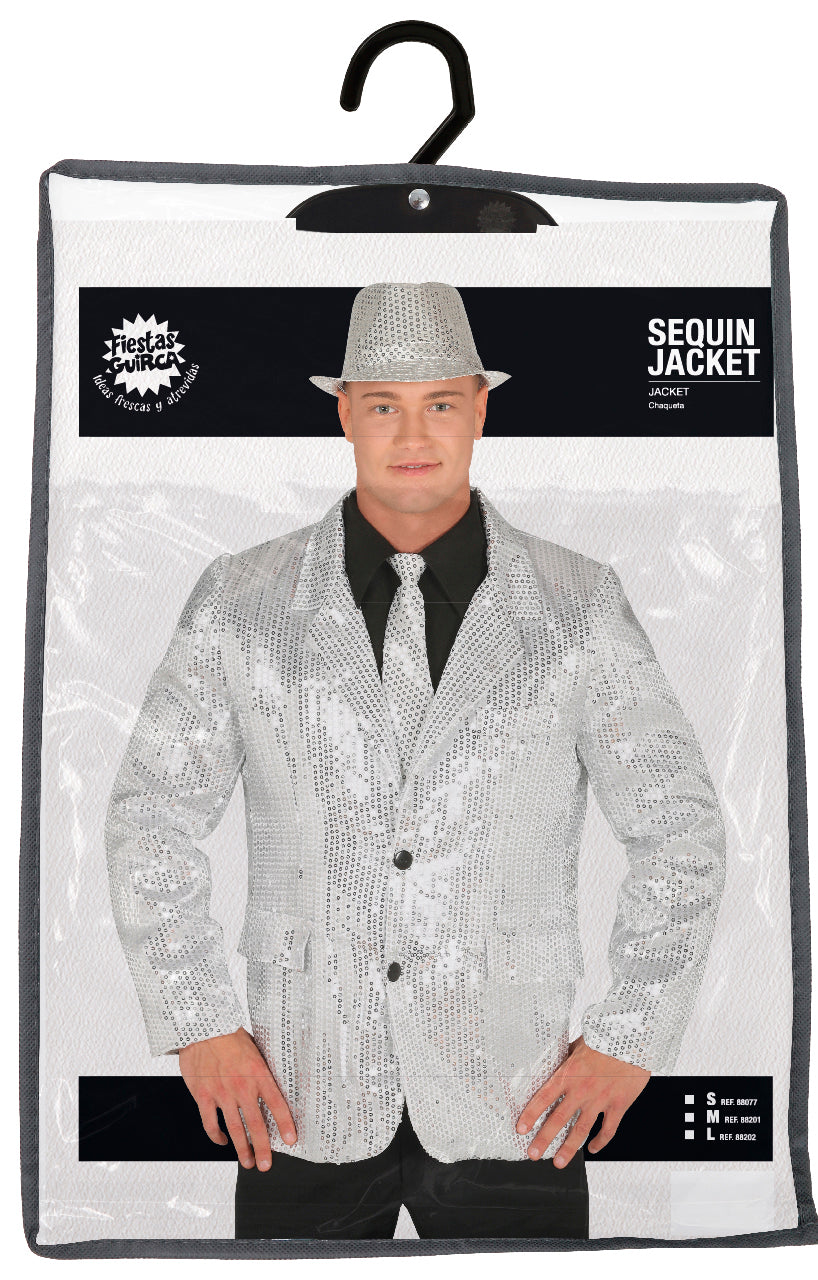 ADULT SEQUINED JACKET  SIZE XL 54-56