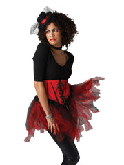 BURLESQUE TUTU- BLK & RED