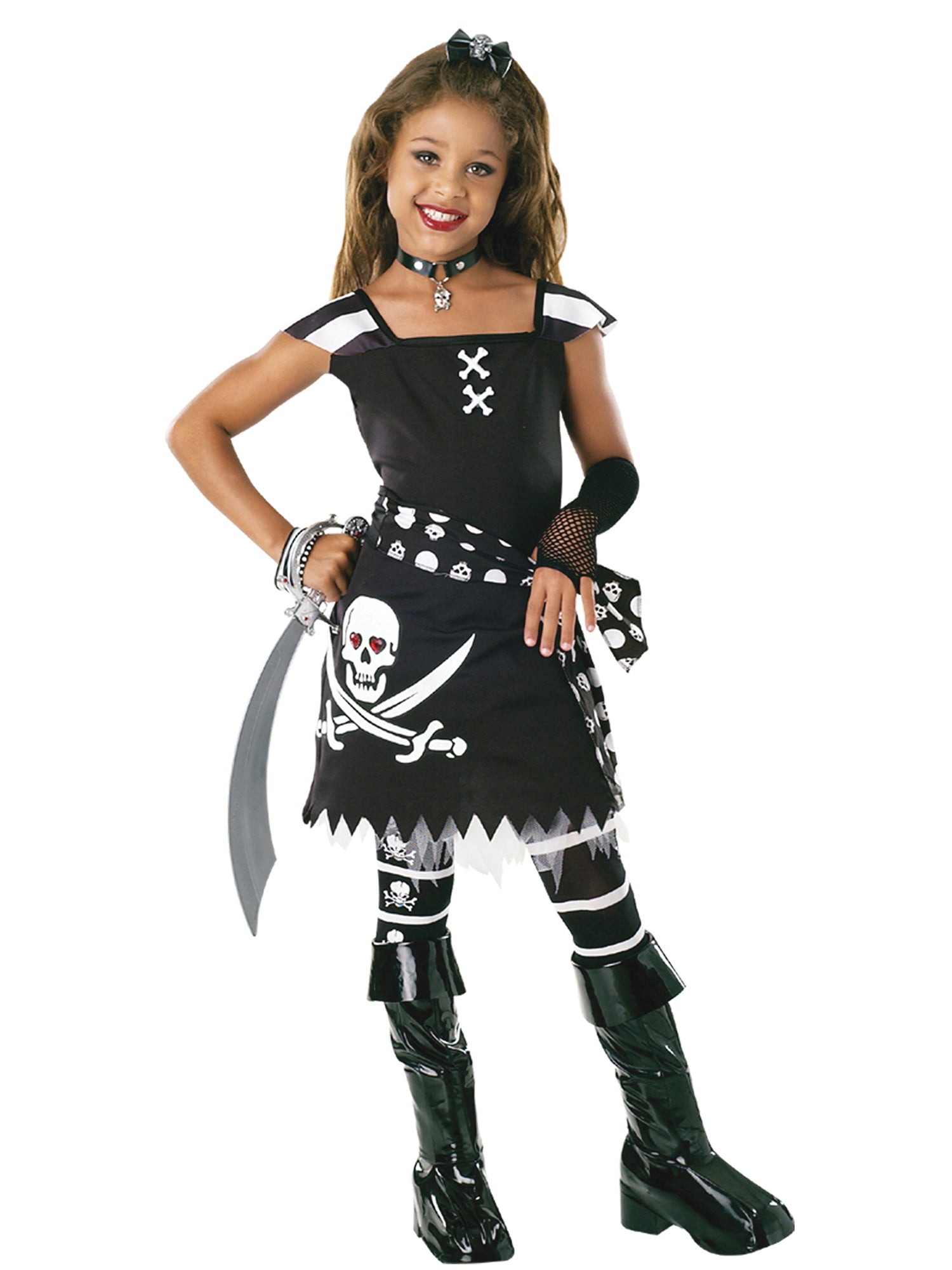 Scaret Girls Pirate Costume - Childrens