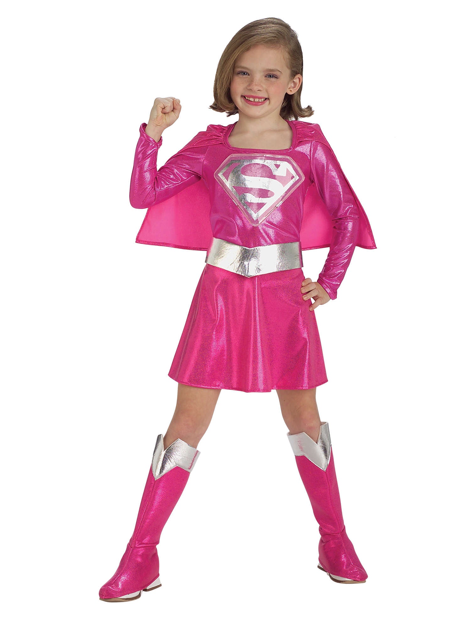 Supergirl Pink Costume - Childrens