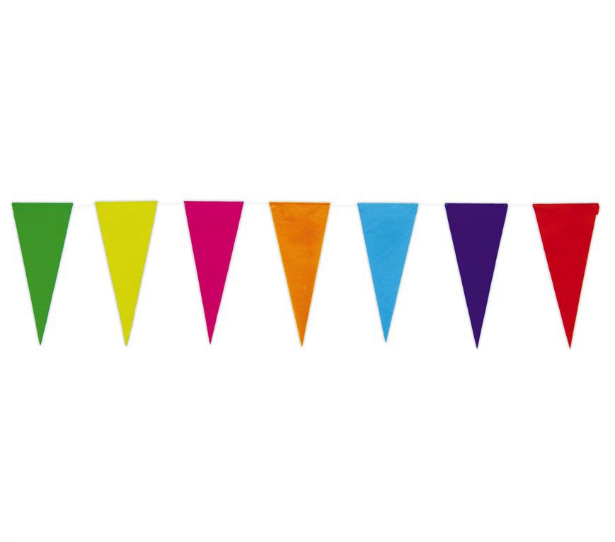 10 M PAPER BUNTING STRIP, 10X23 CM