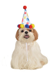 Paw Print Birthday Hat Pet Costume