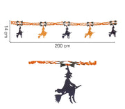 HALLOWEEN FANTASY GARLAND,     33X200 CM