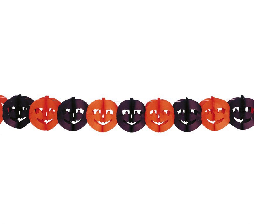 PUMPKIN GARLAND 17 X 300 CMS.