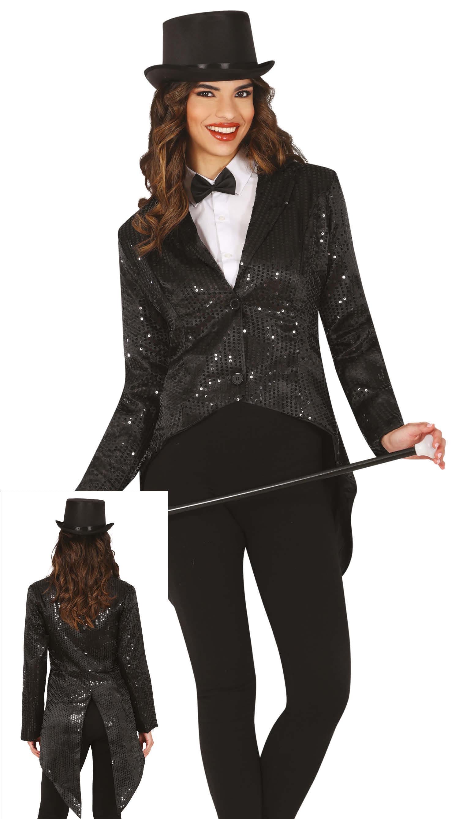 BLACK SEQUIN TAIL